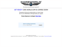 Tablet Screenshot of dev.carsworld.com